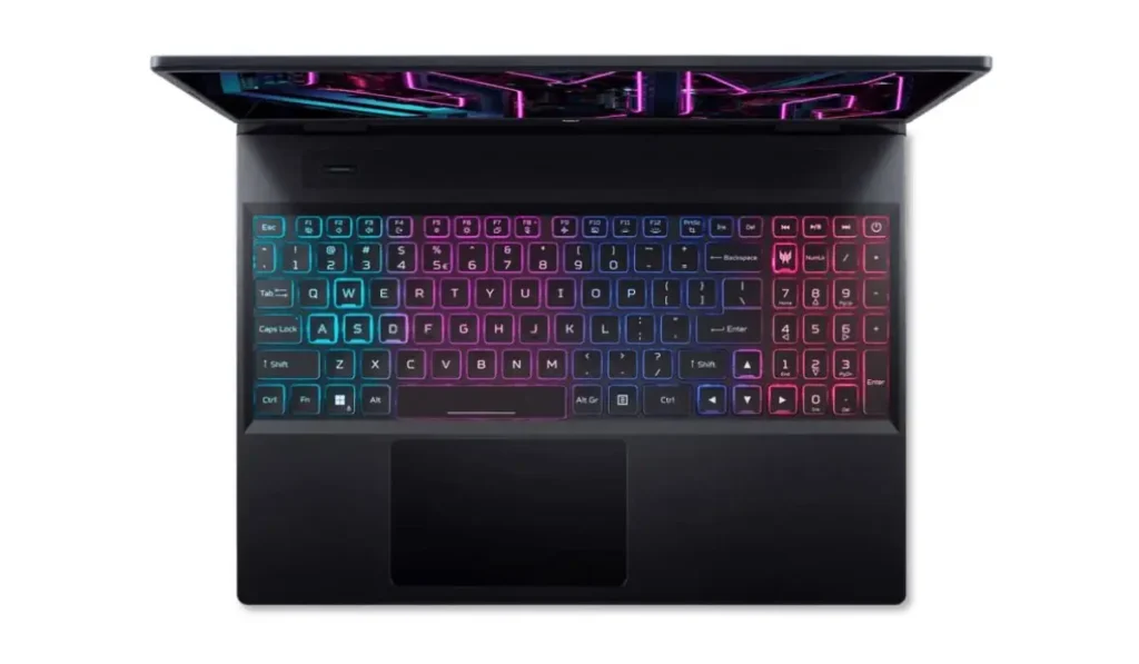 Acer Predator Helios Neo 16 Full Zone RGB Backlit Keyboard
